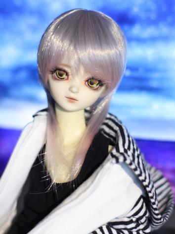 BJD Wig 1/4 Male Pink Long ...