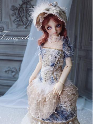 BJD Clothes Blue Dress Set ...