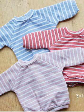 BJD Clothes 1/6 Girl/Boy Red/Blue/Pink T-Shirt for YOSD Ball-jointed Doll