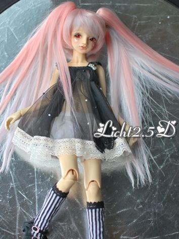 1/4 1/6 Wig Girl Pink Long ...