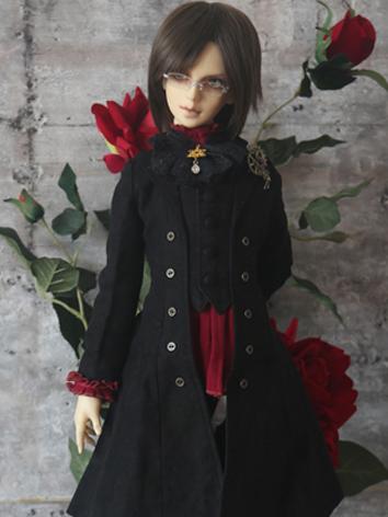 BJD Clothes Boy Black Knigh...