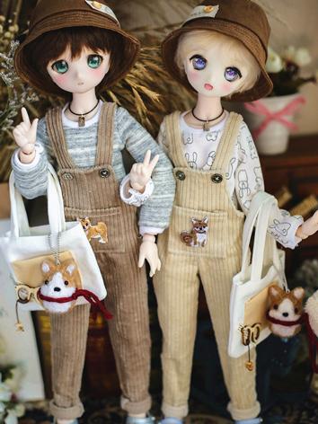 BJD Clothes Boy Suspender T...