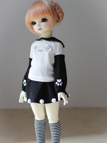 BJD Clothes Girl Pink/Black...