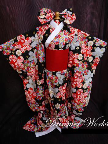 BJD Clothes Kimono/Yukata f...