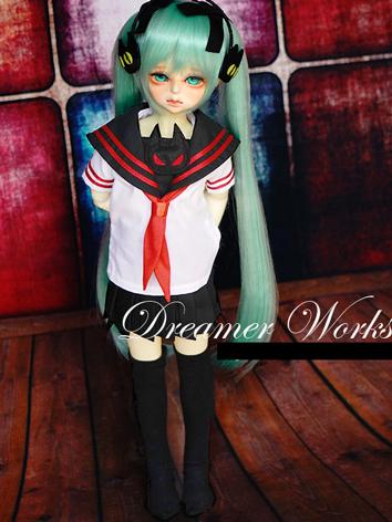 BJD Clothes Female White&Re...