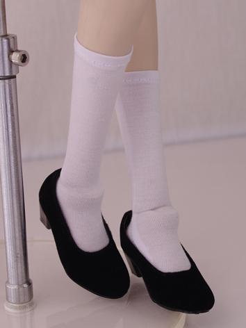 Bjd Socks Girl Lady White S...