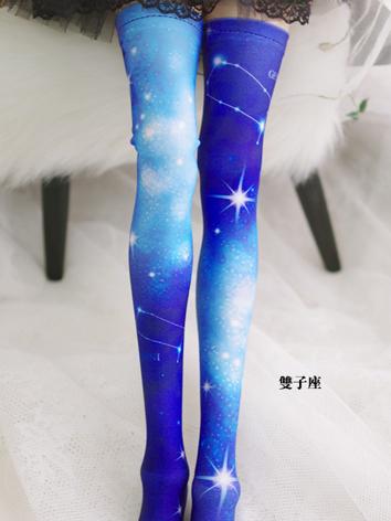 Bjd Socks Lady Blue High St...