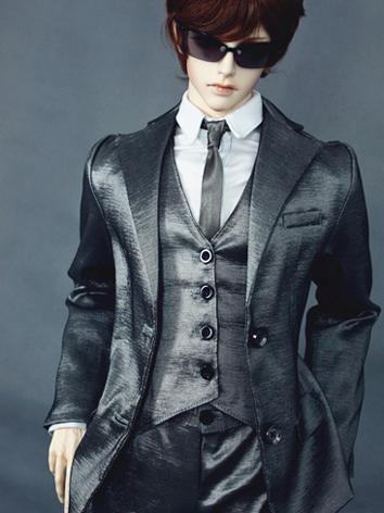 Bjd Clothes Silver Suit for...