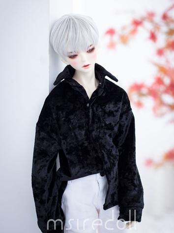 BJD Clothes Boy Black Shirt...