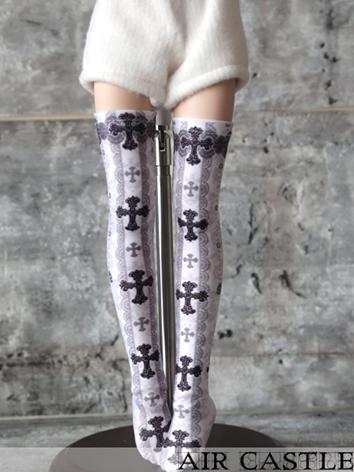 Bjd Socks Girl Lady Printed...