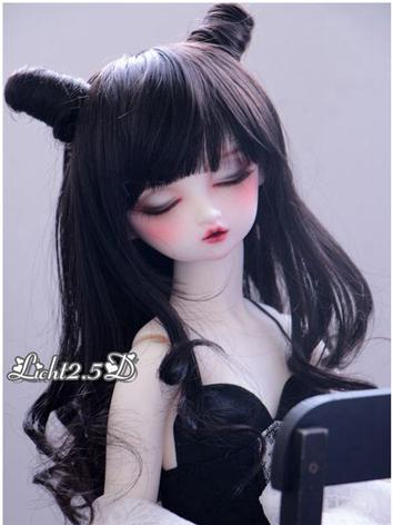 BJD Wig Girl Black Hair[374...