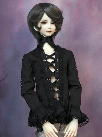 BJD Clothes Boy Black Shirt...