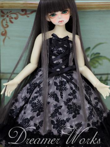 BJD Clothes Black&Gray Skir...