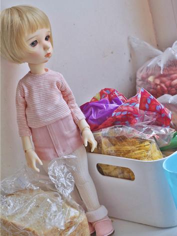 BJD Clothes 1/6 1/4 Girl/Boy Stripe T-Shirt for MSD/YSD Ball-jointed Doll