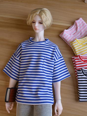 BJD Clothes Boy Stripe T-sh...
