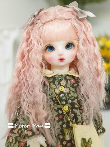 BJD Wig Girl Pink Hair Wig ...