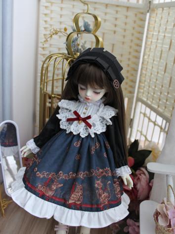 BJD Clothes Girl Blue Weste...