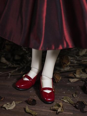 Bjd Shoes 1/3 Girl Black/Wine Highheels Shoes for SD Size Ball-jointed Doll