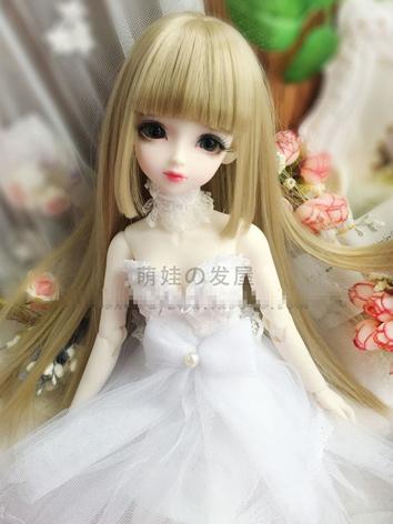 BJD Wig Boy Gold Straight H...