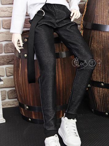 BJD Clothes Boy Black Trousers for 70cm/SD/MSD/YOSD Ball-jointed Doll