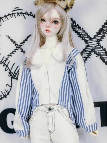 BJD Clothes Boy White Shirt...