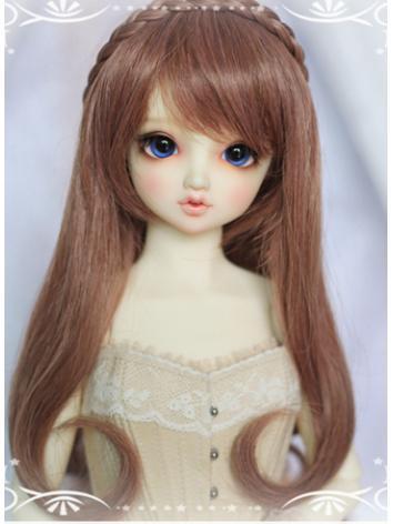 BJD 1/3 Wig Girl Brown Long...