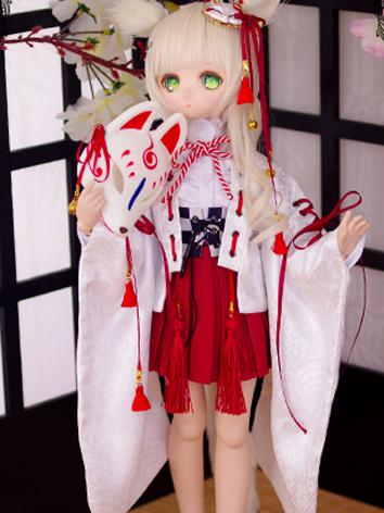 BJD Clothes Girl Kimono Out...