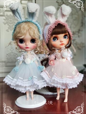 BJD Clothes Girl Pink/Blue Dress Suit for YOSD Ball-jointed Doll
