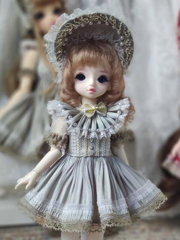 BJD Clothes Girl Pink/Green/Red Dress Suit for MSD/YOSD Ball-jointed Doll