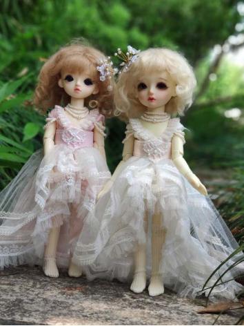BJD Clothes Girl Pink Dress Suit for SD10/SDGR/SD16/MSD/YOSD Ball-jointed Doll