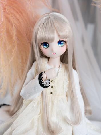 BJD Wig Girl Pink/Brown/Black/Gold Short Hair Wig for SD/MSD/YOSD Size Ball-jointed Doll