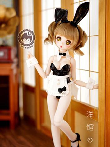 BJD Clothes Girl White/Blac...