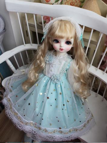 BJD Clothes Girl Blue Weste...