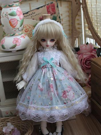 BJD Clothes Girl Blue Weste...