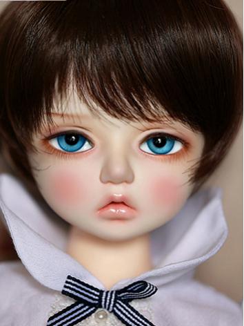 BJD Wig Girl Black&Wine/Bro...