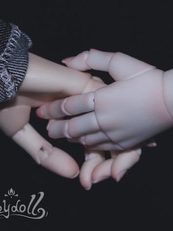 Ball jointed Hand Female Short Nail Hands for 62cm Girl BJD