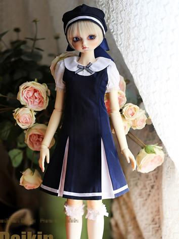 BJD Clothes Girl Blue Dress...