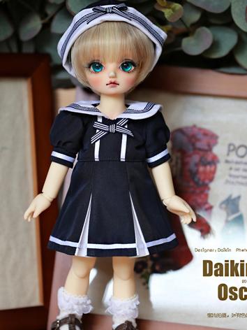 BJD Clothes Girl Blue Dress...