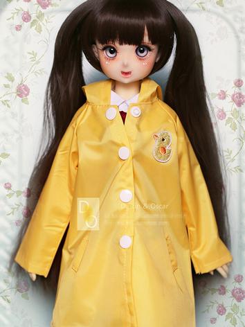 BJD Clothes Girl Yellow Rai...