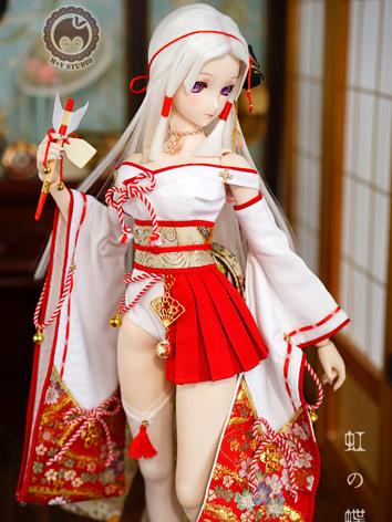 BJD Clothes Girl Red&White ...