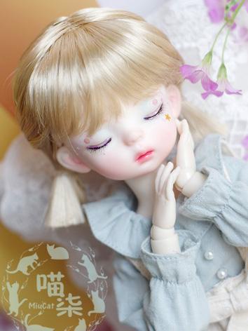 BJD Wig Girl Gold Wig Hair ...