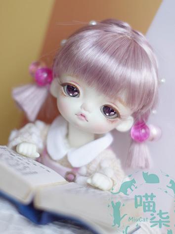 BJD Wig Girl Pink Wig Hair ...