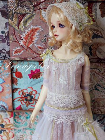 BJD Clothes Violet Dress Se...