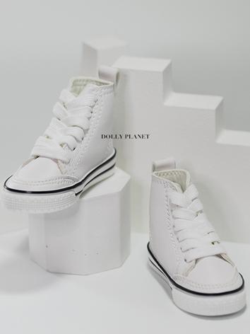 Bjd Shoes 1/3 White/Black Boy Sports Shoes for SD Size Ball-jointed Doll