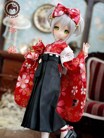 BJD Clothes Girl Red&Black ...