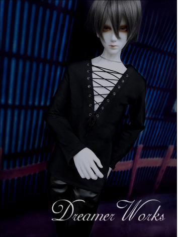 BJD Clothes Black Jacket Bo...