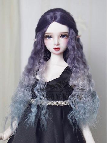 BJD Wig Girl Long Curly Hai...