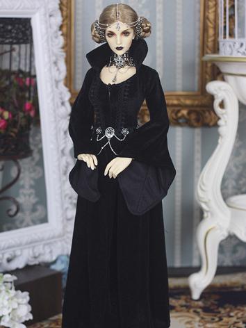 Bjd Clothes Girl Wizard Bla...