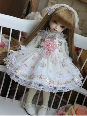 BJD Clothes Girl Western Style Dress for SD/MSD/YOSD Size Ball-jointed Doll