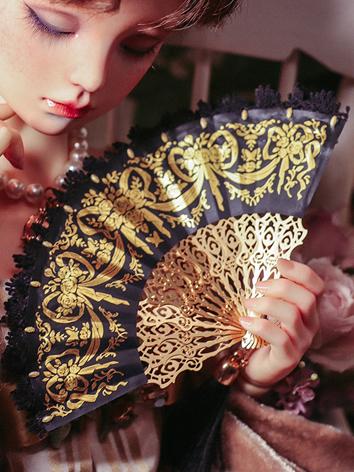 BJD 1/3 SIZE Black Fan Ball-jointed doll